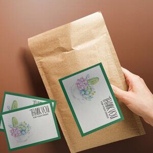 Succulent cactus Watercolor Thank You Cards, Thank You Cards